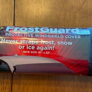 Motor Trend Frost Guard Protective Windshield Cover. 61”x32”. New, never used.